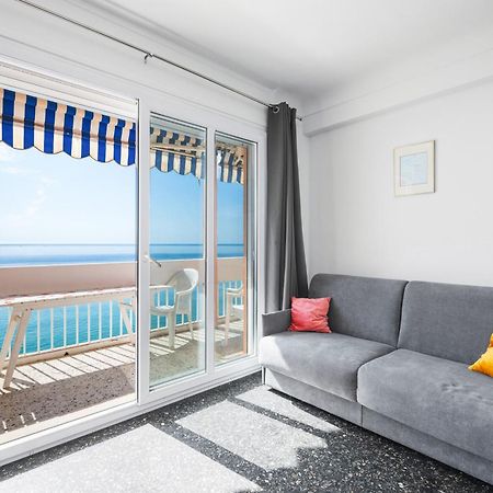 Le Panorama -Vue Exceptionnelle - Dernier Etage - Front De Mer Menton Extérieur photo