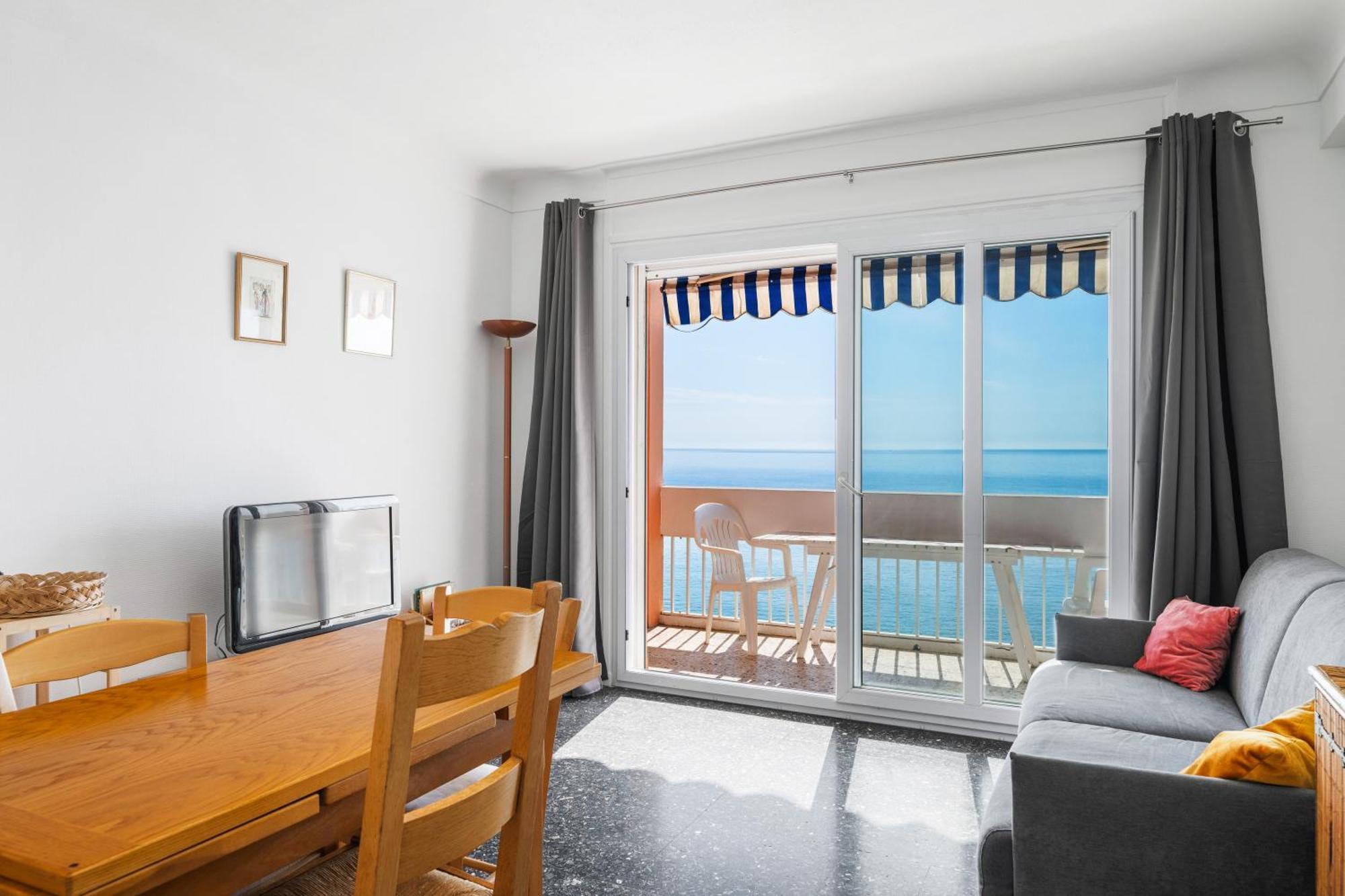 Le Panorama -Vue Exceptionnelle - Dernier Etage - Front De Mer Menton Extérieur photo
